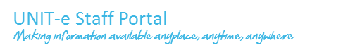 UNIT-e Staff Portal